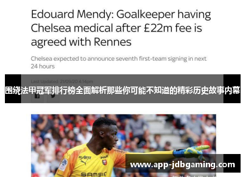 围绕法甲冠军排行榜全面解析那些你可能不知道的精彩历史故事内幕 围绕法甲冠军排行榜全面解析那些你可能不知道的精彩历史故事内幕
